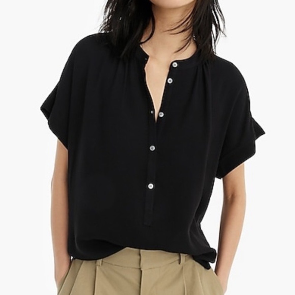 J. Crew Drapey Popover Shirt